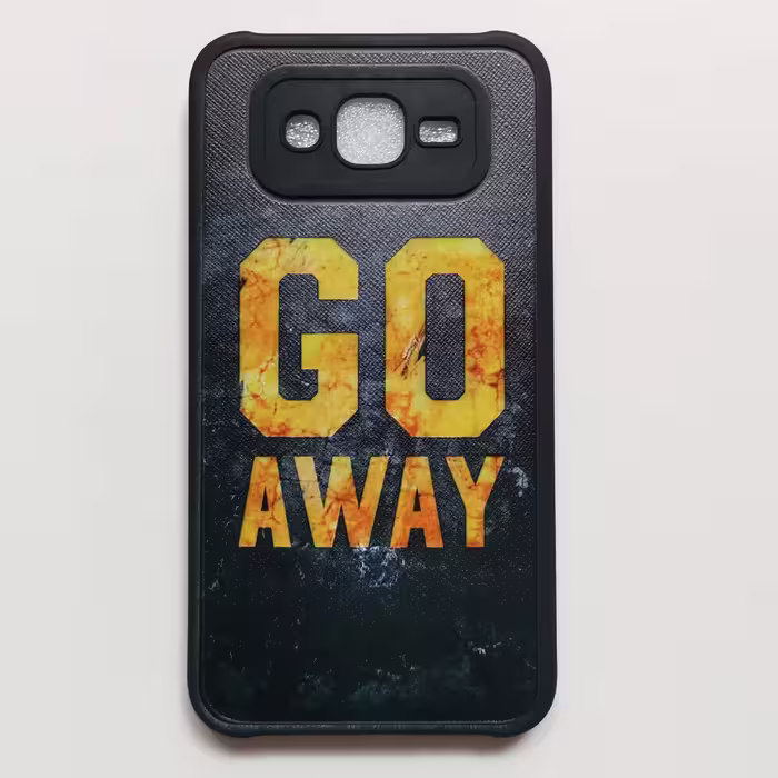 قاب طرحدار  ژله ای GO AWAY گوشی سامسونگ J7 2015 / J7 core 