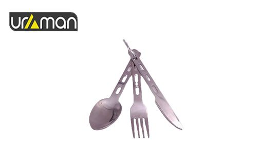 ست قاشق و چنگال کارد سفری