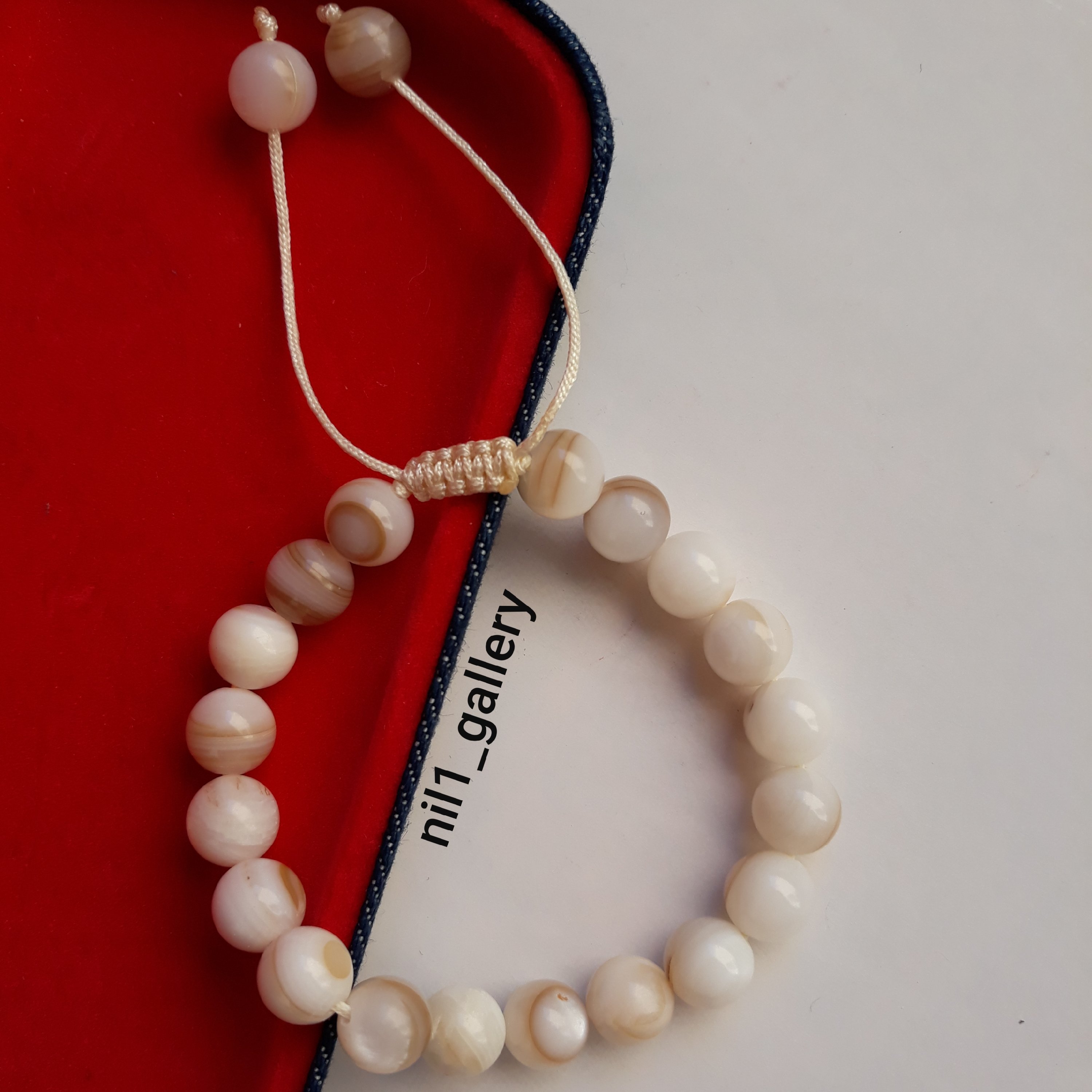 دستبند سنگ صدف 