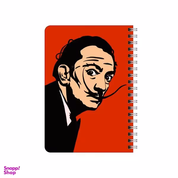 دفترچه یادداشت بامبیلیپ مدل چوبی طرح نقاشی سالوادور دالی کد 5631219