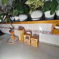 بانکه چوبی ،ترکیب چوب و شیشه(قیمت سه تایی ) تکی هم فروخته میشه تو جزئیات قیمت تک هر کدوم هست 