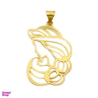 آویز گردنبند طلا 18 عیار زنانه کاپانی طرح مادر کد KP010