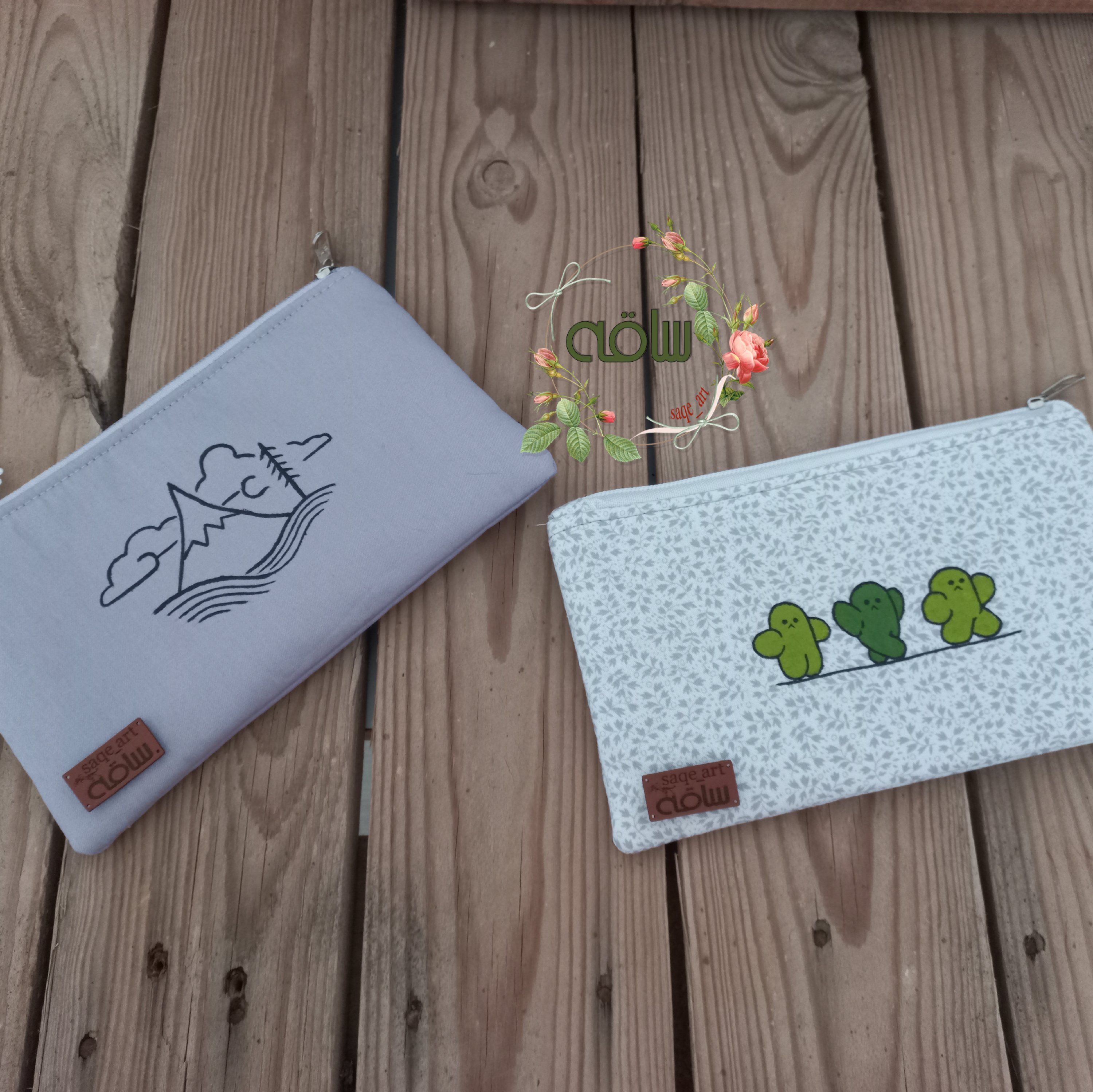 جامدادی(با  تکنیک نقاشی روی پارچه)