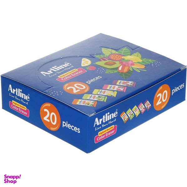 پاک کن آرت لاین مدل 02 بسته 20 عددی