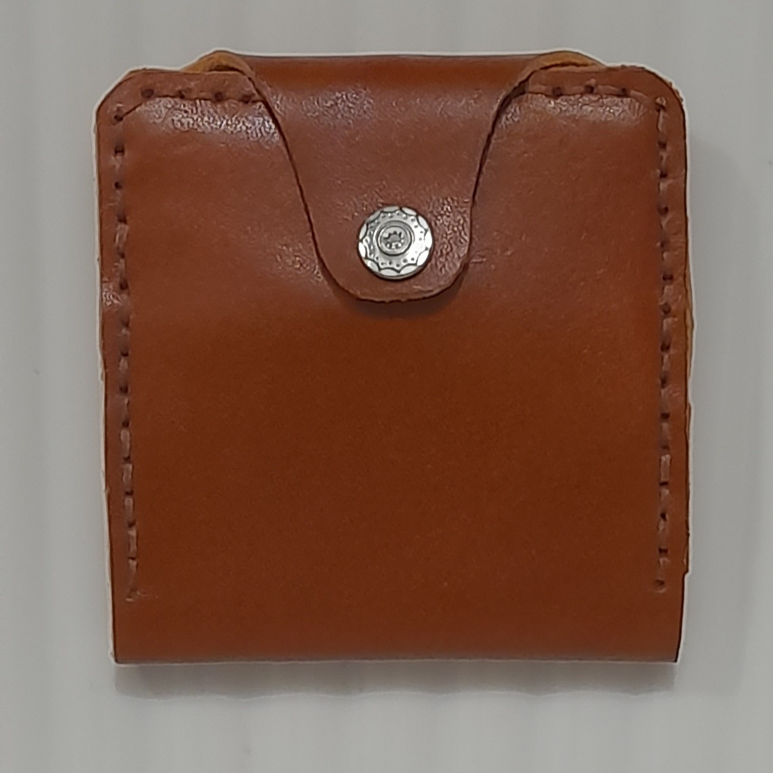 جاکارتی چرم طبیعی گاوی  رنگ عسلی 6کارت