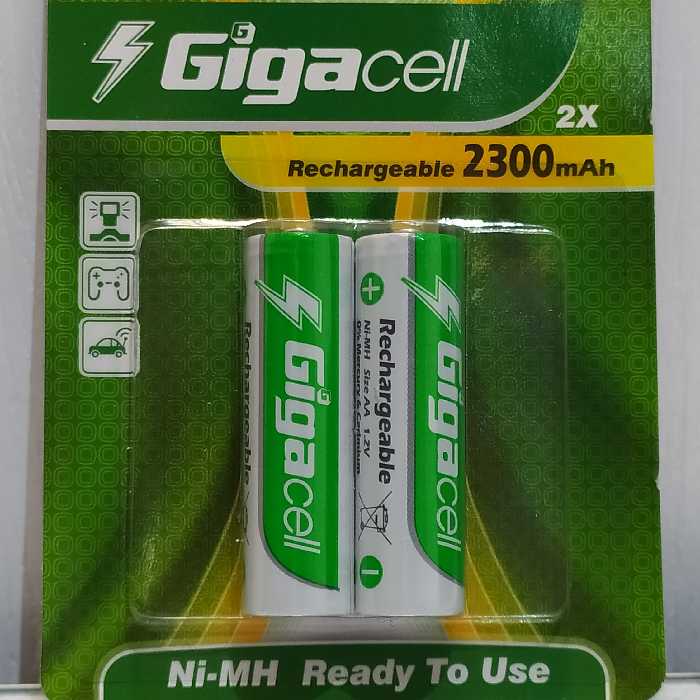 باتری قلمی شارژی 1.2 ولت 2300 میلی آمپر گیگاسل