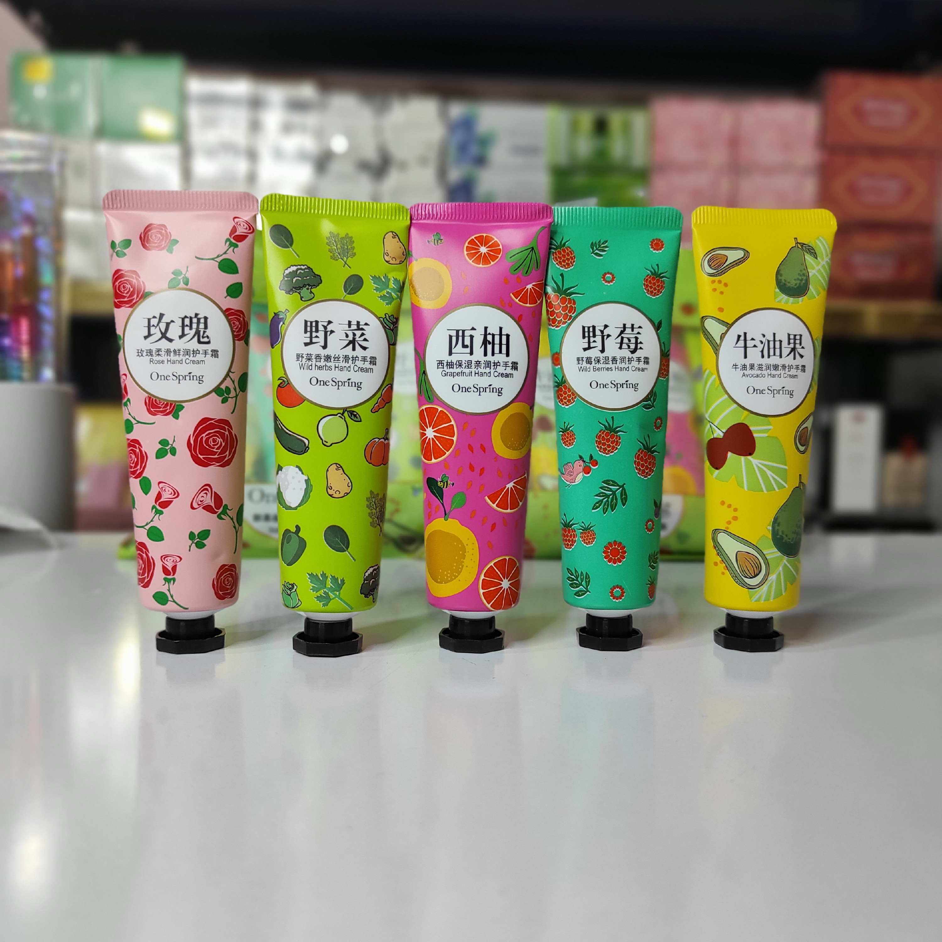 کرم مرطوب کننده دست پک 5 عددی One Spring