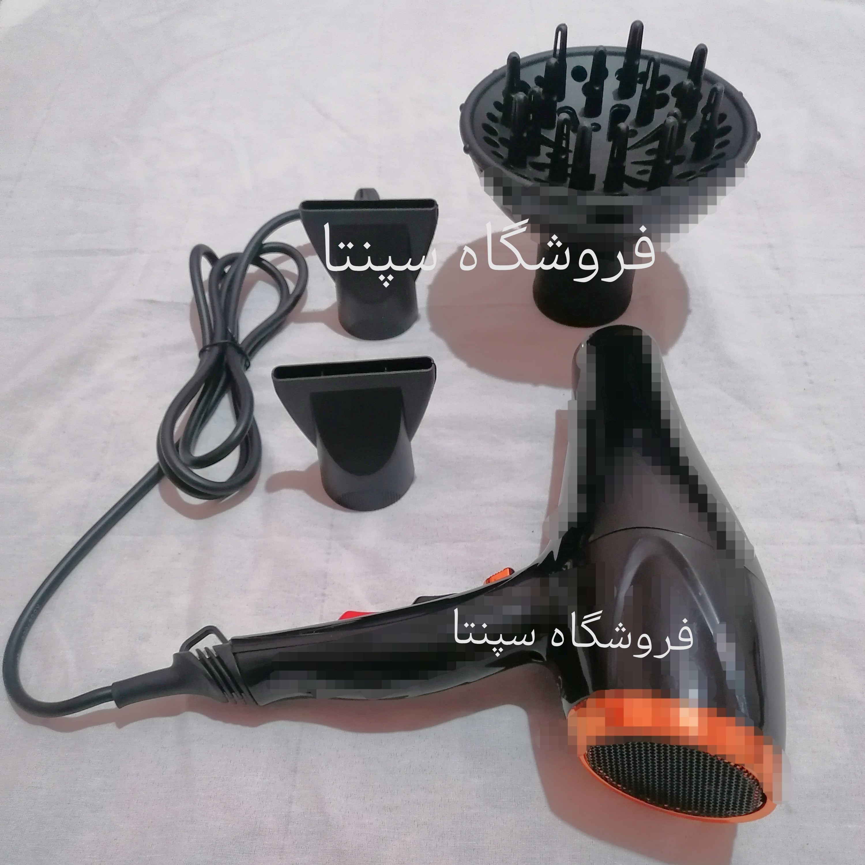 سشوار حرفه ای کراتینه پاناسونیک ژاپنی اصل 8500w ژاپنی (دارای سری دیسپانسر) (made in japan) سشوار سالنی پاناسونیک