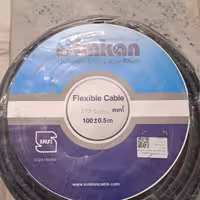 کابل مس دو رشته سایز دو و نیم برند سیمکان حلقه 100 متری
