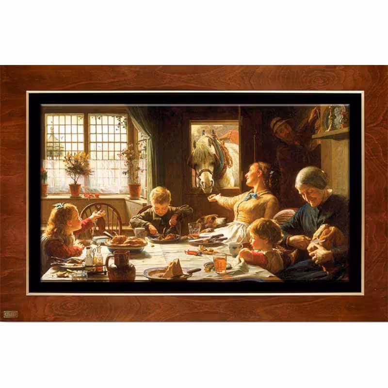 تابلو نقاشی یکی از اعضای خانواده one of the familyکدO fwb 120 80