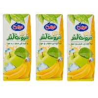 نوشیدنی سیب و موز میهن -200 میلی لیتر بسته 3 عددی
