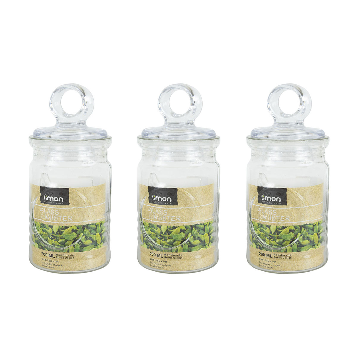 ست جای ادویه 3 پارچه لیمون مدل AT170