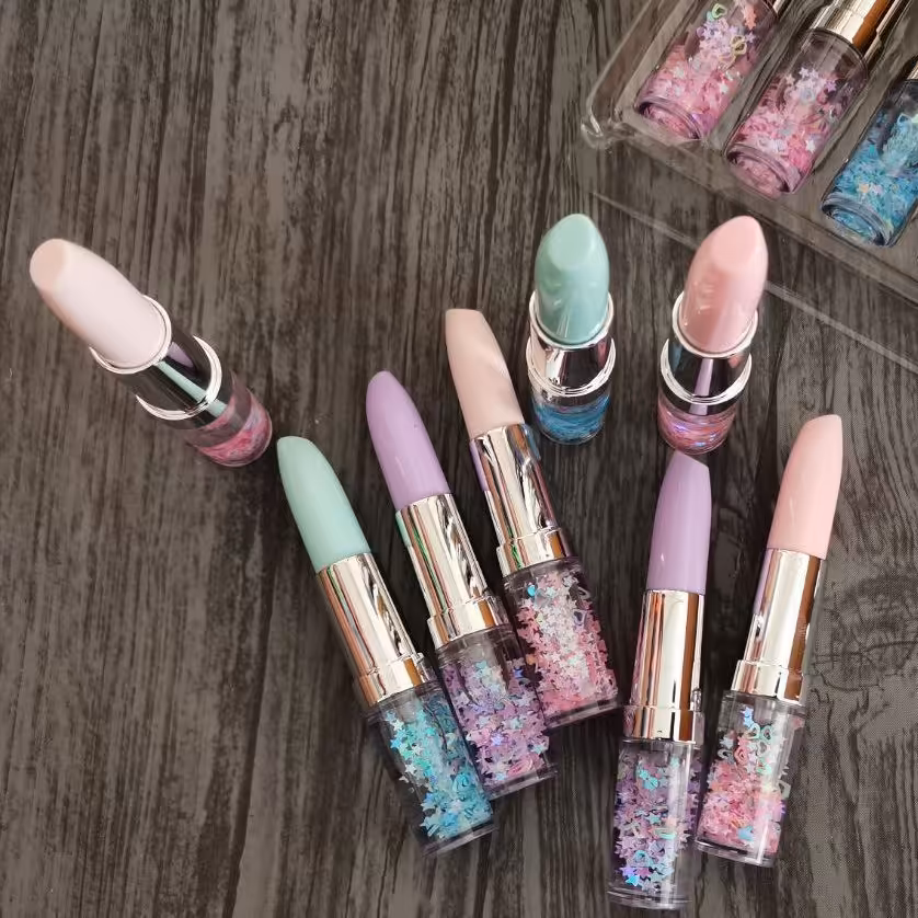 لوازم تحریر نوشت افزار فانتزی روان نویس آکواریومی طرح رژ لب