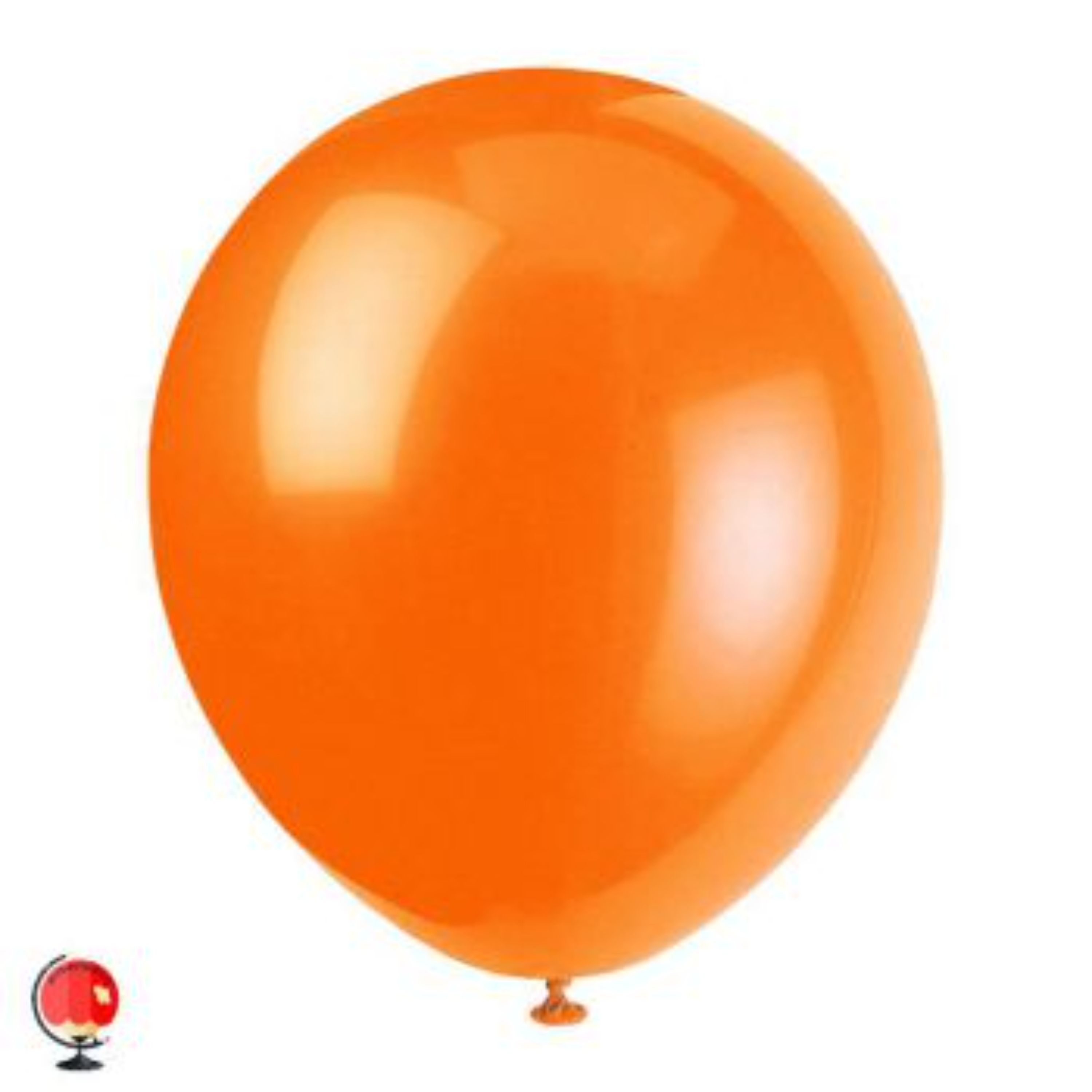 بادکنک نارنجی سایز 6 اینچ