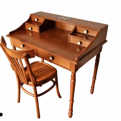 ست میز تحریر و صندلی لهستانی