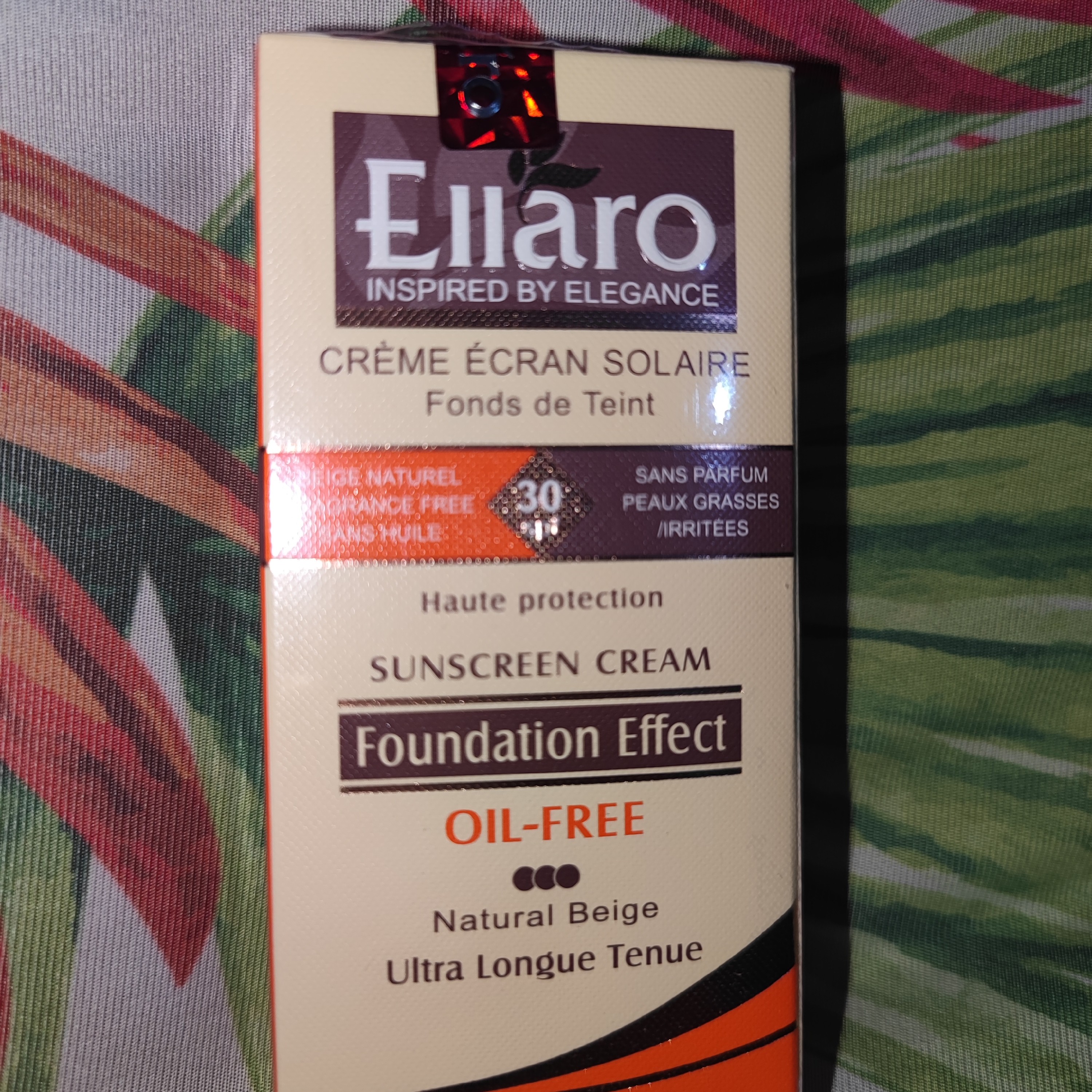 ضد آفتاب الارو ضد آفتاب Ellaro (40 میل) فاقد چربی