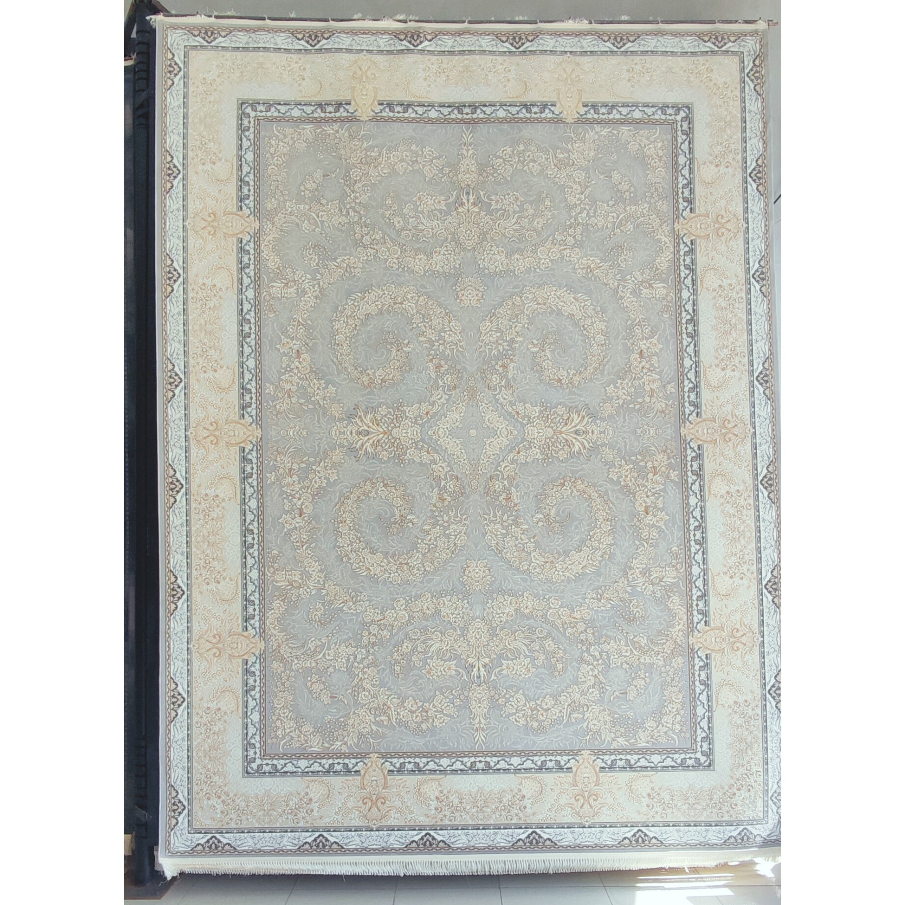 فرش12متری1200شانه3600تراکم دارای 36ماه ضمانت طرح نیلسادلفینی ده رنگ