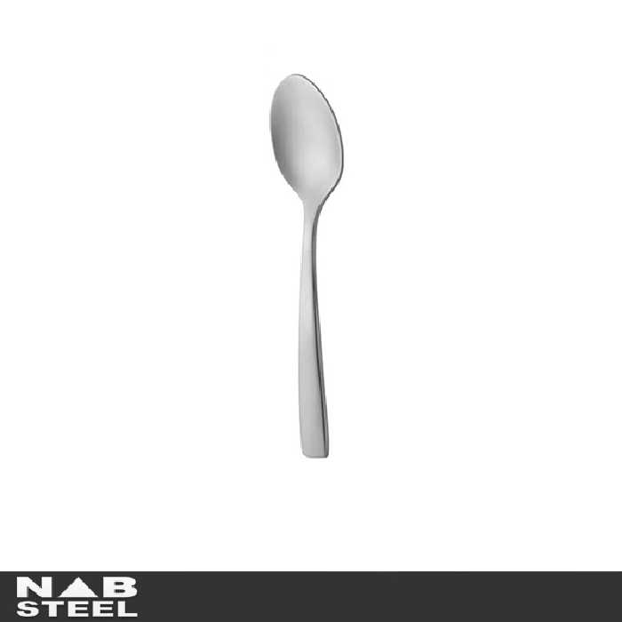 قاشق چای خوری ناب استیل 6 پارچه مدل فلورانس استیل براق