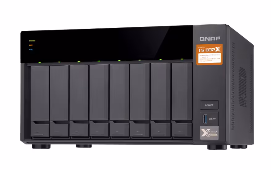 ذخيره ساز تحت شبکه NAS کیو نپ مدل TS-832X-2G