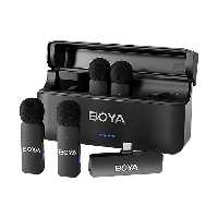میکروفون بی سیم بویا چهارکاربره تایپ سی BOYA BY-V4U Type-C Microphone