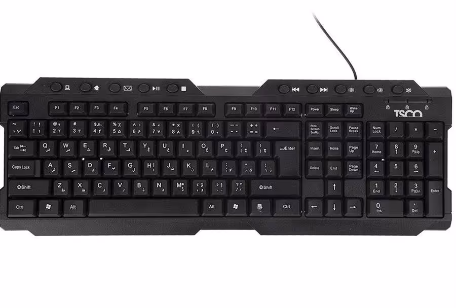 کیبورد تسکو مدل TK 8009 با حروف فارسی