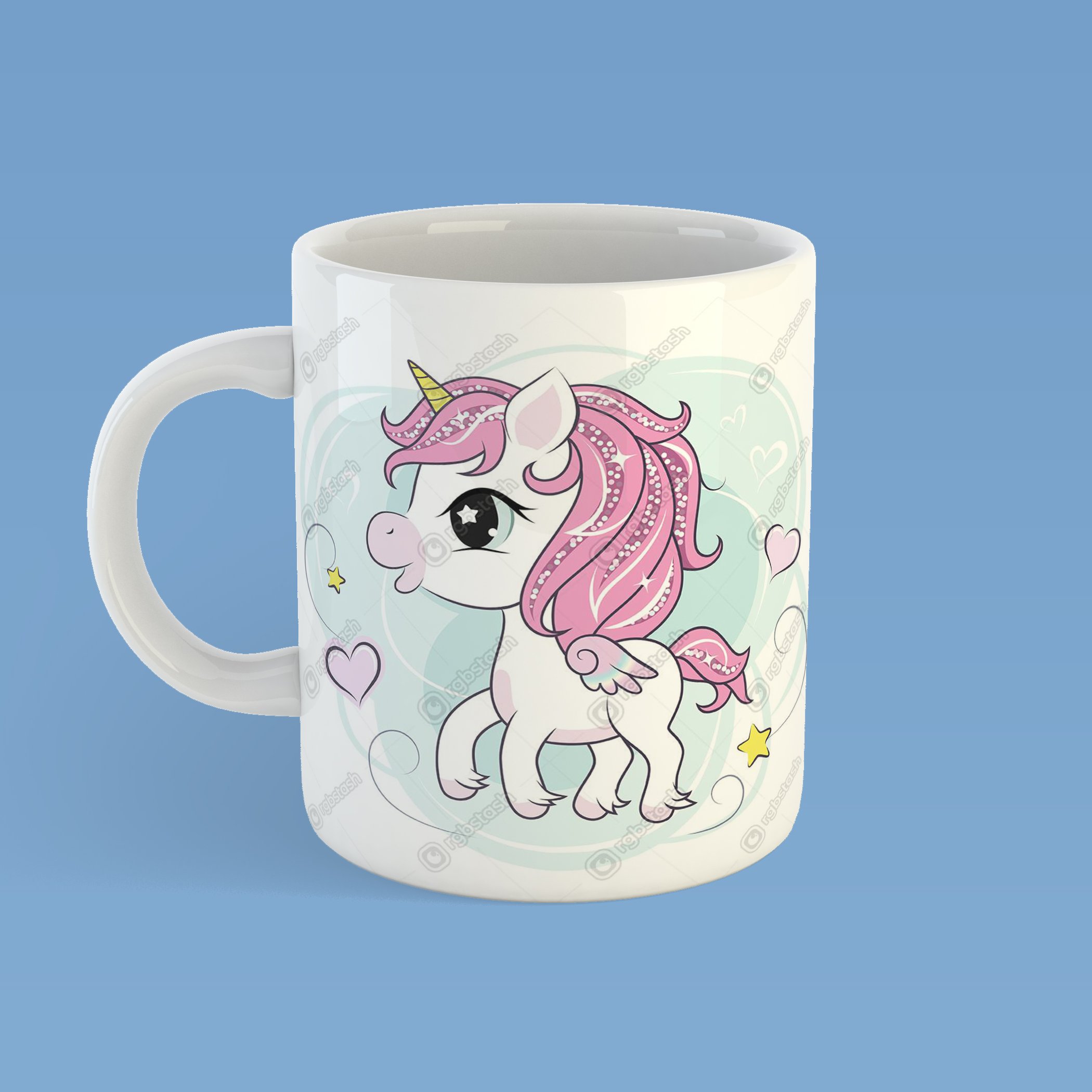 ماگ طرح اسب تک شاخ کد 037