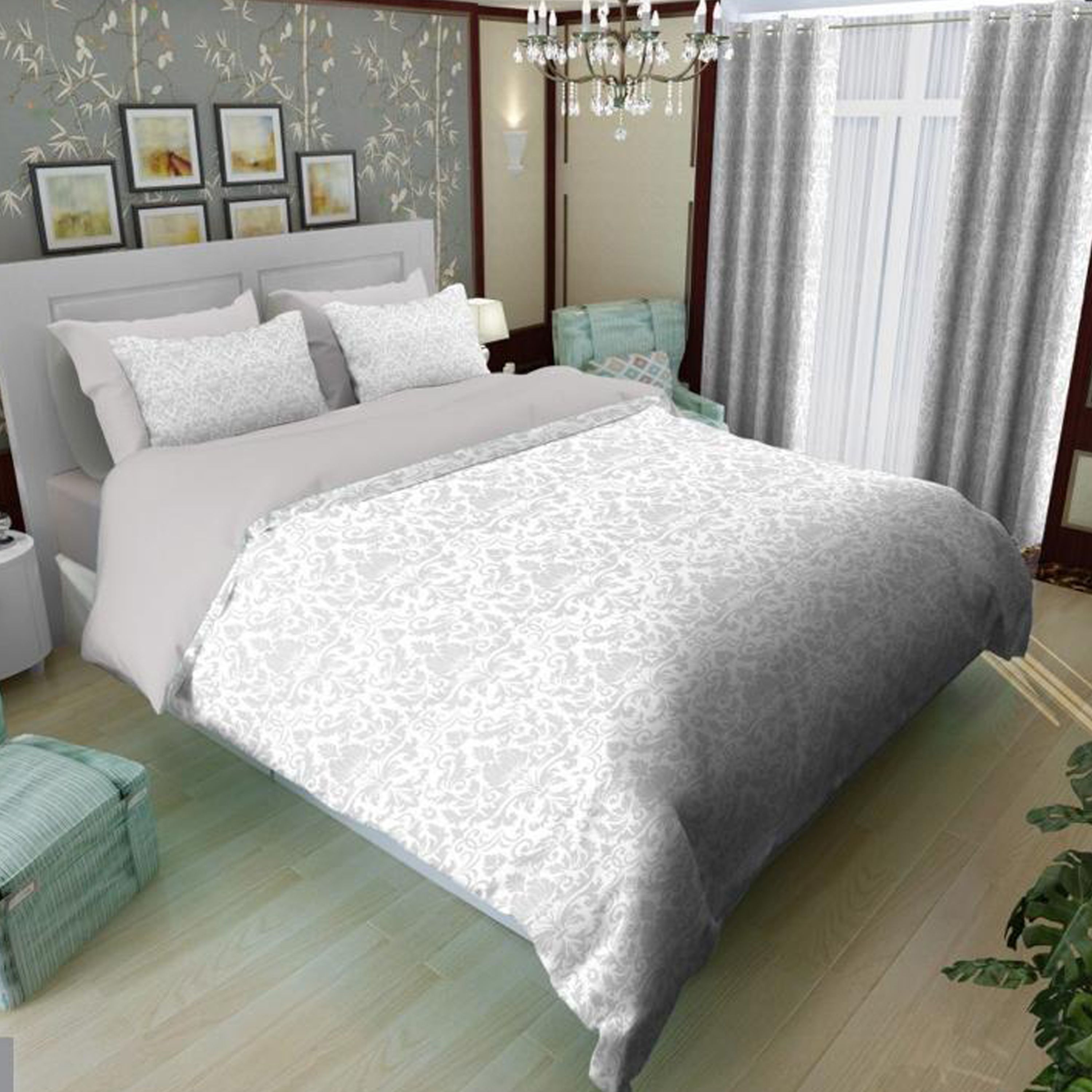 سرویس روتختی 1 نفره تنسل چاپی برندترک لند (Turk Land)  کد rs 55