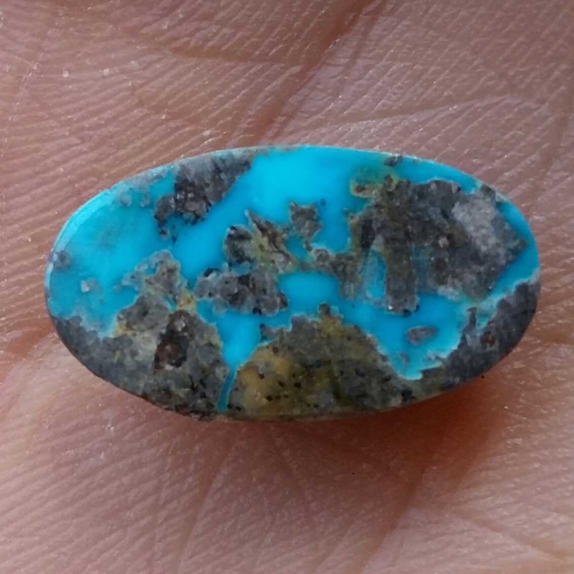 نگین فیروزه نیشابور آبی محک دیدنییی خوش رنگ و بسیار فاخر بدون بهسازی
کاملا طبیعی شاا ااهکار خلقت