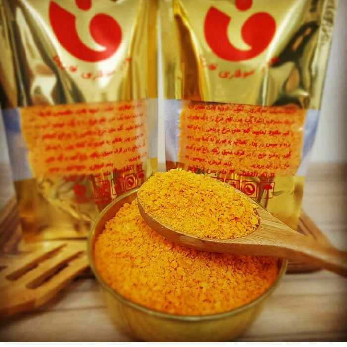 پودر سوخاری پولکی - نارنجی (500 گرمی)