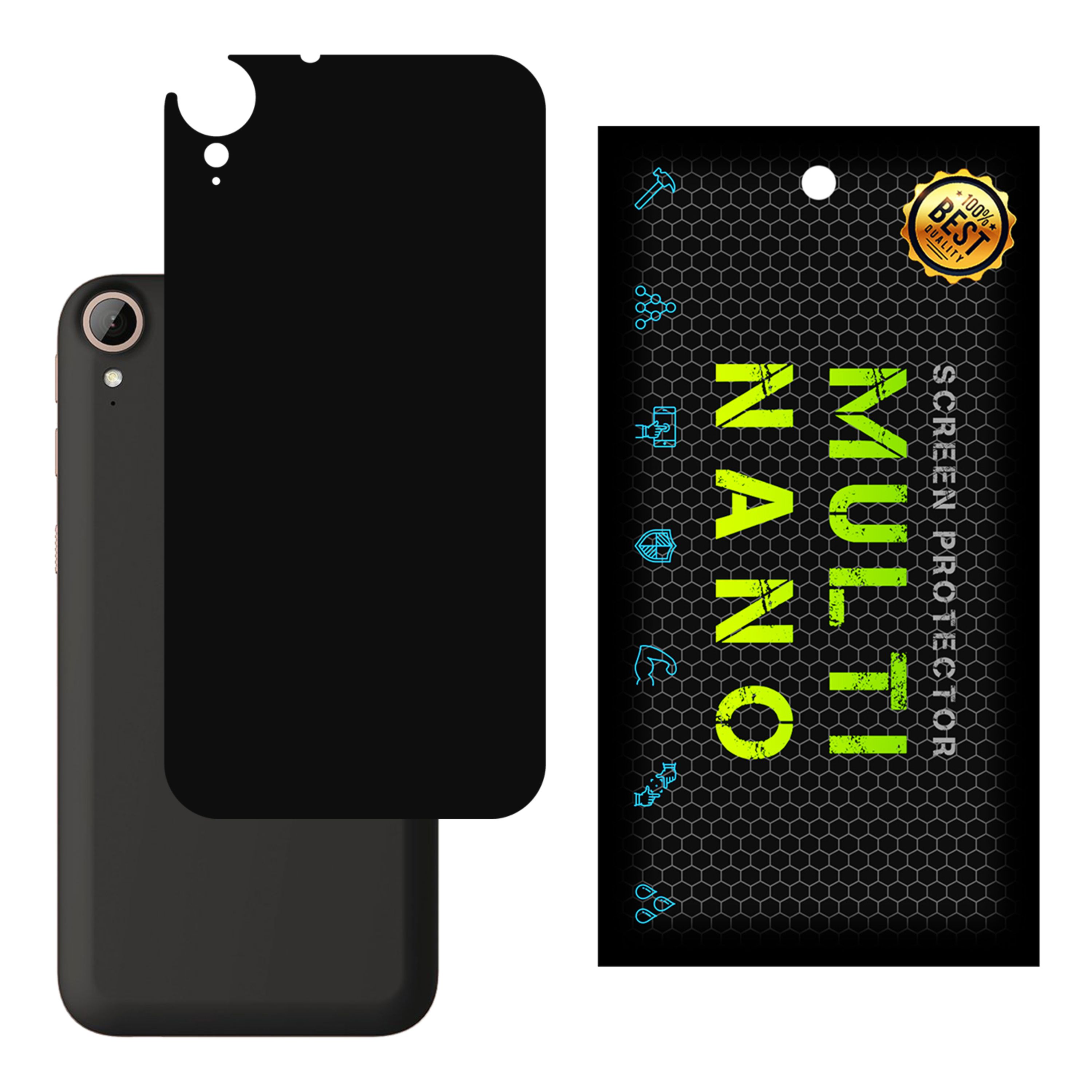 برچسب پوششی MultiNano مدل X-F1M-Black برای پشت موبایل اچ تی سی Desire 830