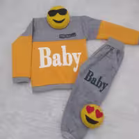 بلوز شلوار پسرانه baby جنس ملانژ پنبه ترکیبی