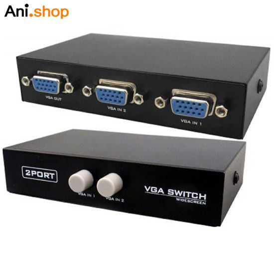 دیتا سویچ مانیتور 2 پورت VGA کد 853