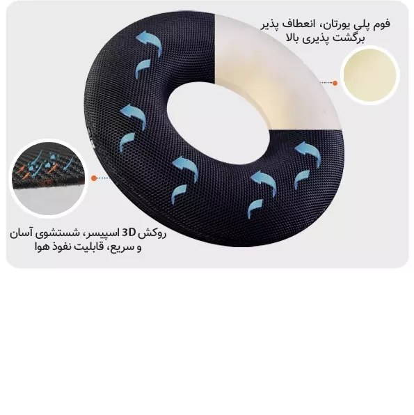 به نشین اُرتوپدی ارگونومیک باراد