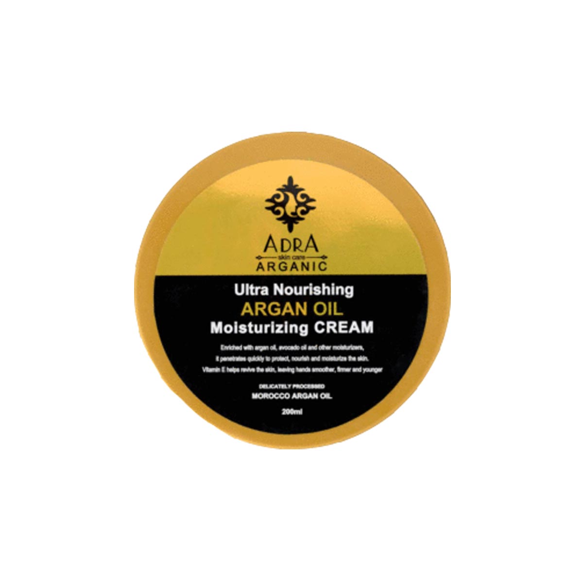 کرم مغذی و مرطوب کننده حاوی روغن آرگان حجم 200 میل آدرا