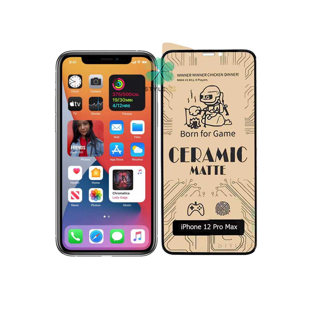 گلس سرامیکی مات گوشی اپل آیفون Apple iPhone 12 Pro Max
