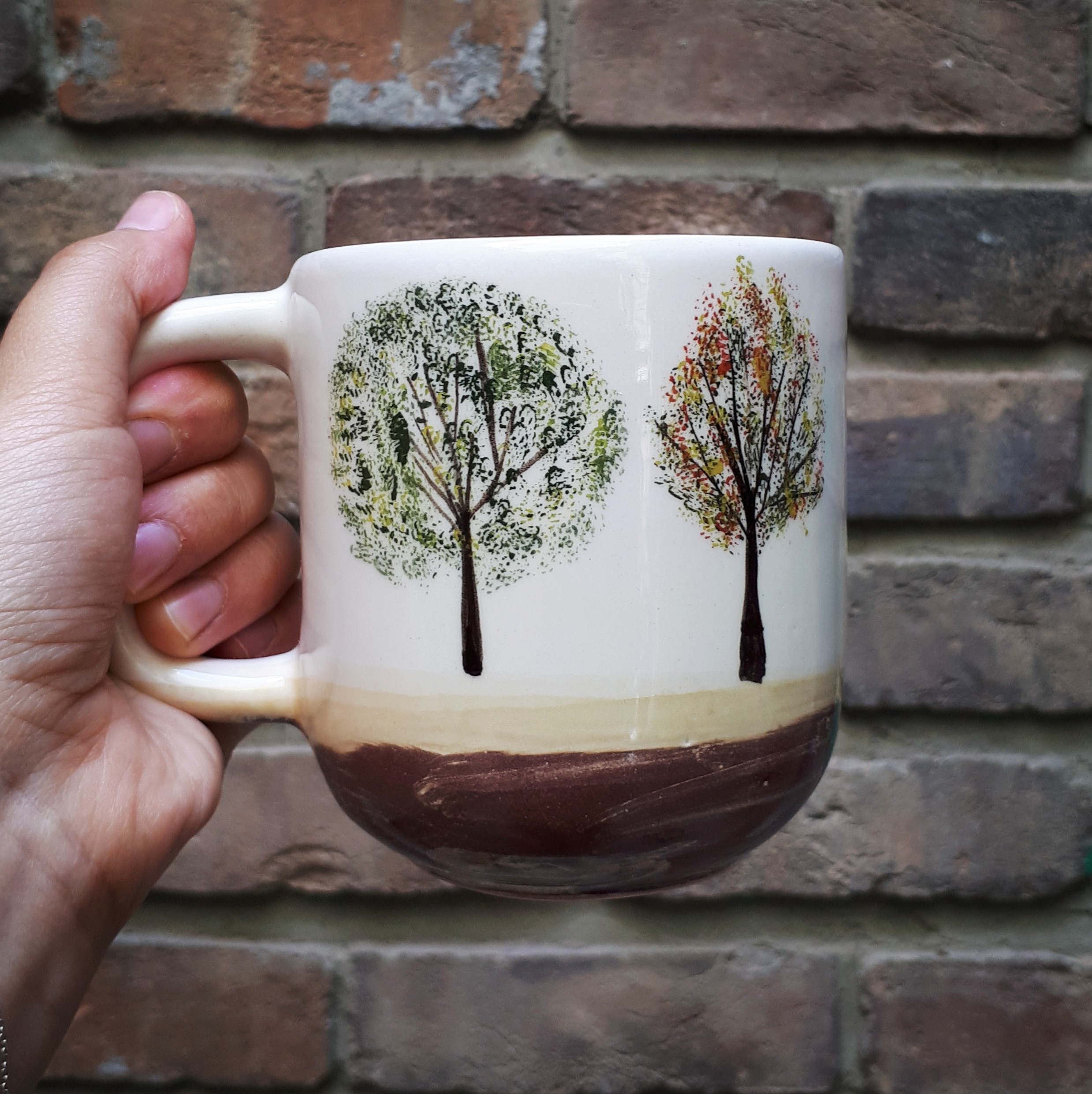 ماگ سرامیکی دو رنگ