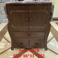 میز اتو منحنی لب تاپی کد 602 رنگ قهوه ای 