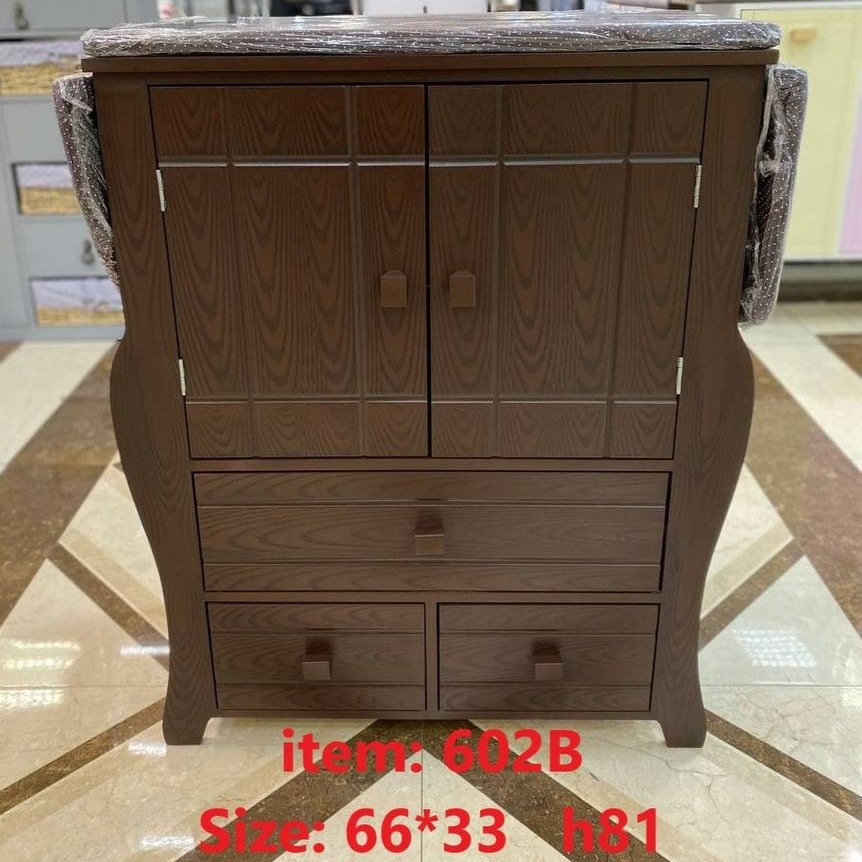 میز اتو منحنی لب تاپی کد 602 رنگ قهوه ای 