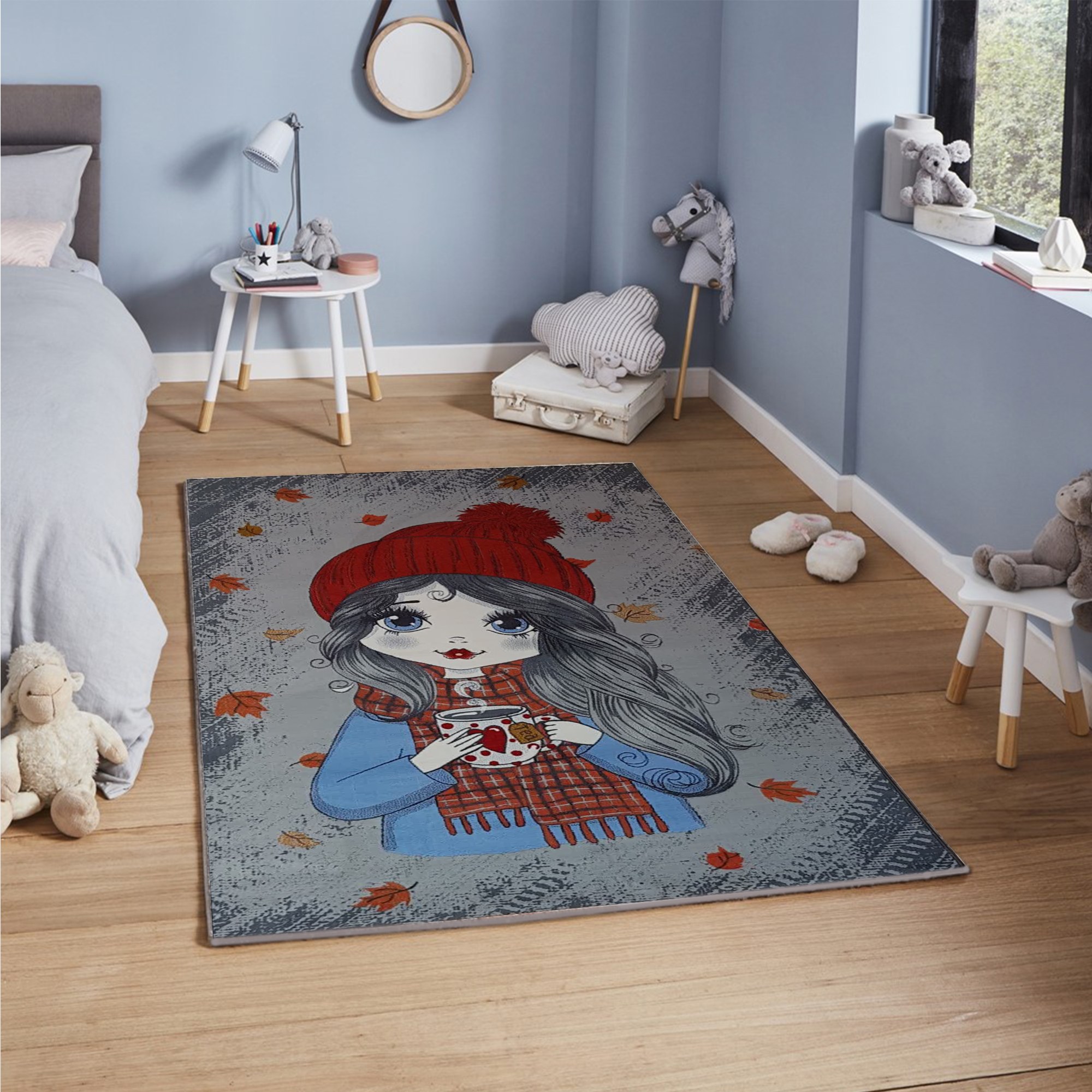 فرش ماشینی عروسکی مدل وینتیج  کد 642 به ابعاد 1.5در2.25 متر