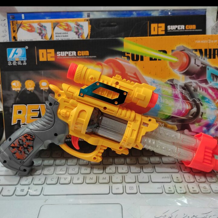 اسلحه باطری ور موزیکال، رقص نور دار، خوشگل، 