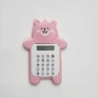 ماشین حساب فانتزی صورتی