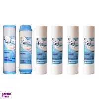 فیلتر دستگاه تصفیه کننده آب آکوا پیورست مدل RO-SYSTEM بسته 6 عددی