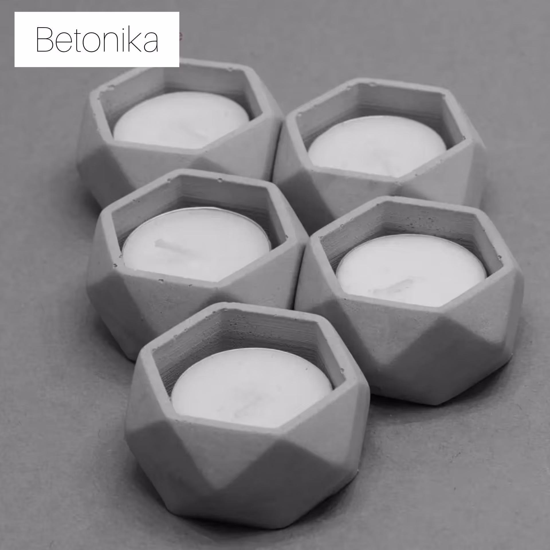 جا وارمر دست ساز بتنی اوریگامی کوچک 
