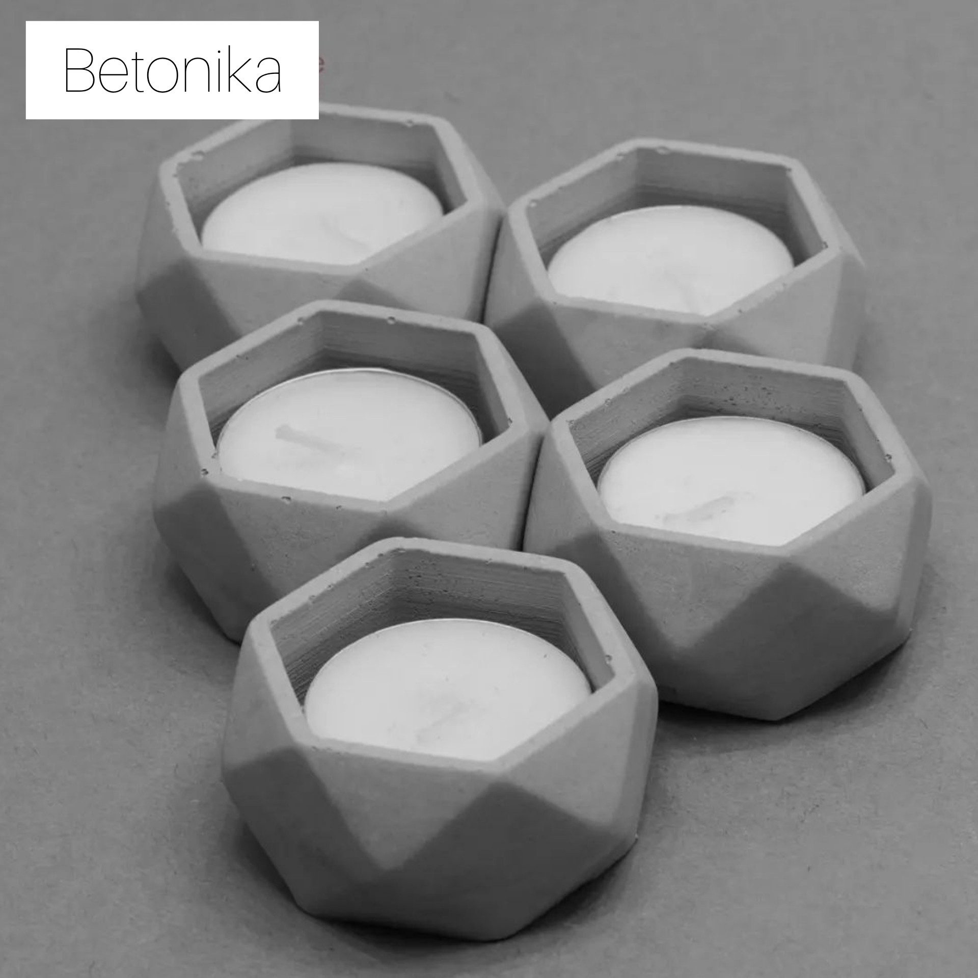 جا وارمر دست ساز بتنی اوریگامی کوچک 
