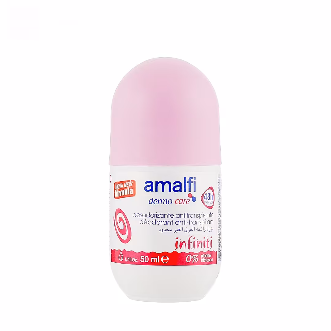 مام رول ضد تعریق زنانه آمالفی مدل infiniti حجم 50 میلی لیتر