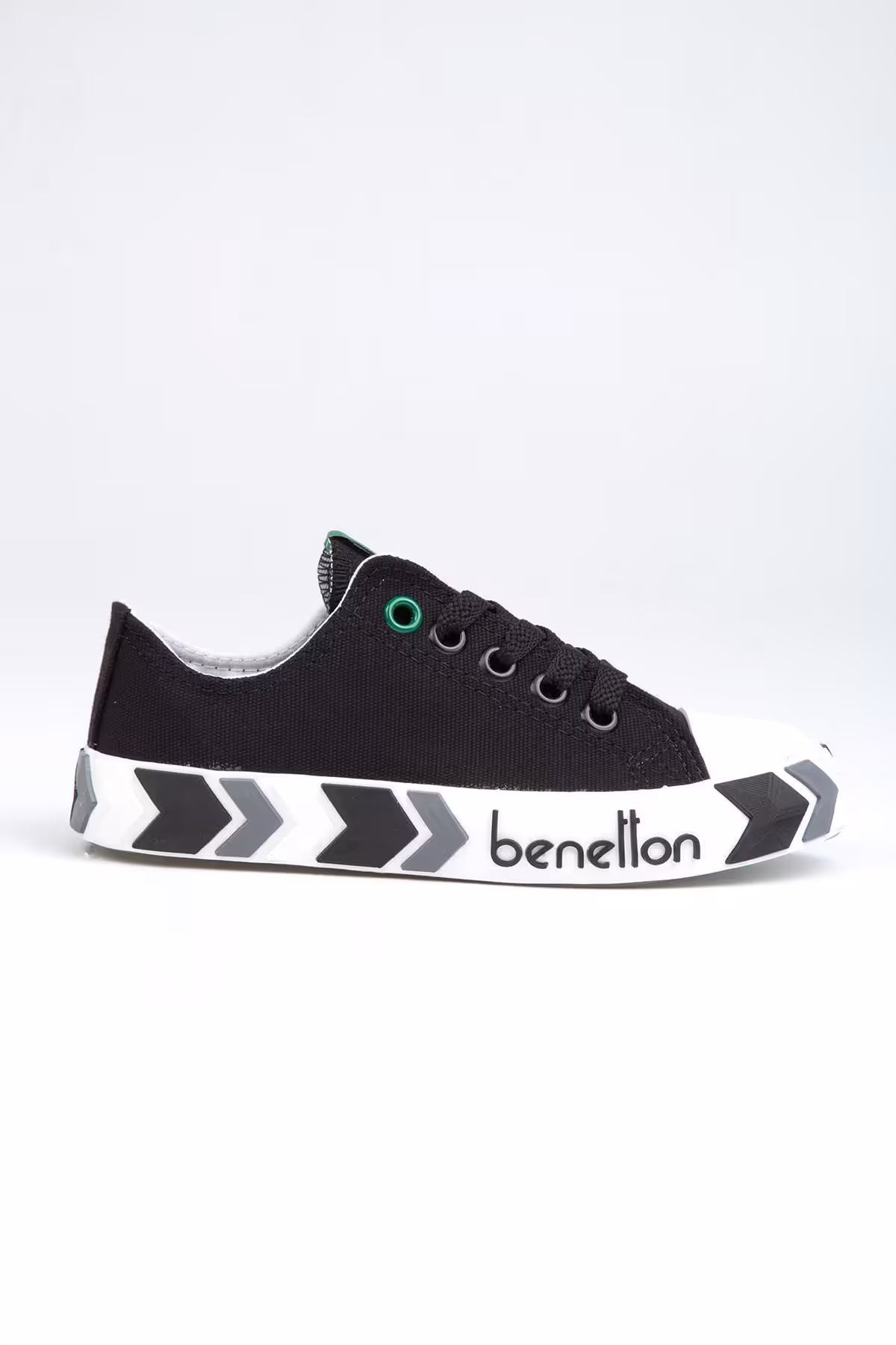 اسنیکر مشکی دخترانه و پسرانه بچگانه ® | BN 30633 3374 کفش ورزشی بچه گانه Benetton