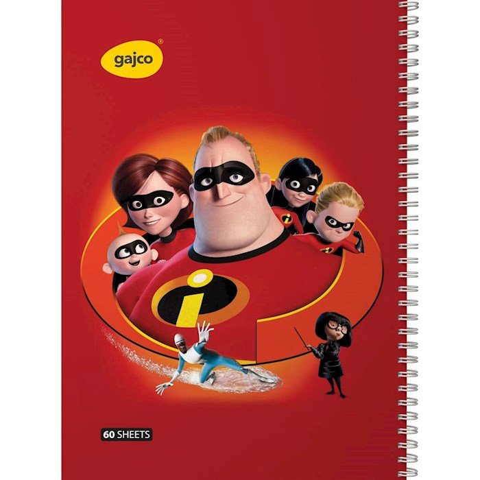 دفتر  مشق سیمی 60 برگ گاجکو طرح شگفت انگیزان