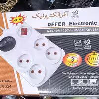 محافظ برق 4 خانه آفر الکترونیک با 3 سال گارانتی شرکتی