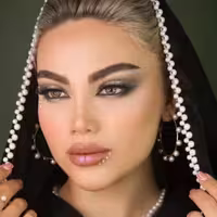 شال کرپ حریر مروارید دوزی شاینا