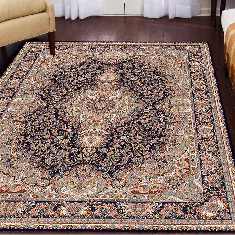 کاور فرش و روفرشی کشدار طرح شلوغ بسیار جذاب جذاب 12 متری با بهترین کیفیت و چاپ کد 1073